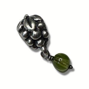 Retired Authentic Pandora Green Peridot Grapes Charm